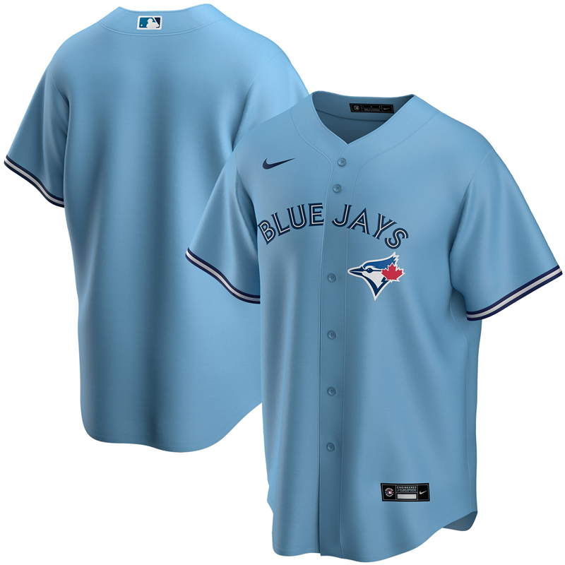 MLB Youth Toronto Blue Jays Nike Light Blue Alternate 2020 Replica Team Jersey ->youth mlb jersey->Youth Jersey